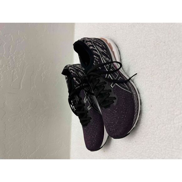ASICS Gel Kayano 28 Purple Black‎ White Mesh Knit Womens Running Shoes US 9 - Picture 2 of 5